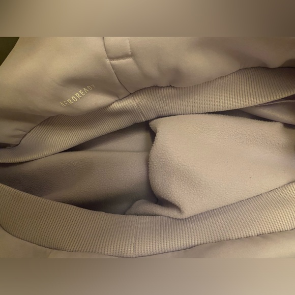 ADIDAS WOMENS GEAR UP AEROREADY PULLOVER HOODIE SWEATSHIRT LILAC PURPLE LOGO LG - Picture 5 of 13